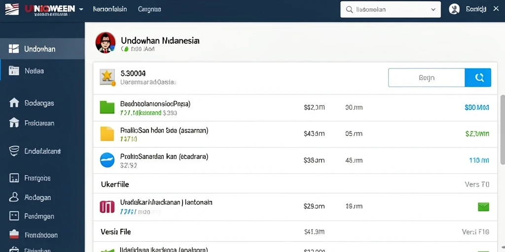Antarmuka yang ramah pengguna dan mudah dinavigasi.