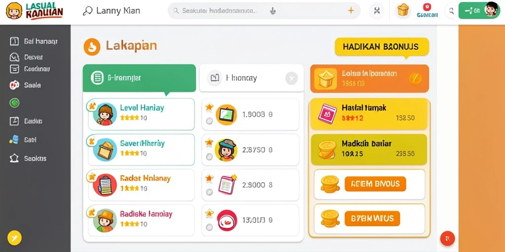 Antarmuka yang user-friendly memudahkan navigasi.