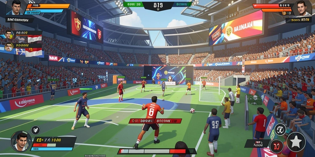 Mode multiplayer yang seru dan kompetitif.