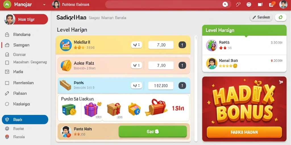 Bonus menarik untuk pemain baru dan setia.